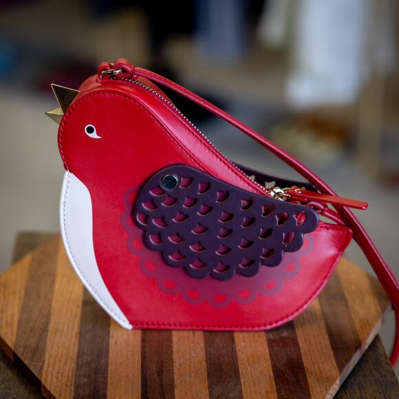 kate spade Handbags - KATE SPADE New York Red Robin Bird Cross Body Bag